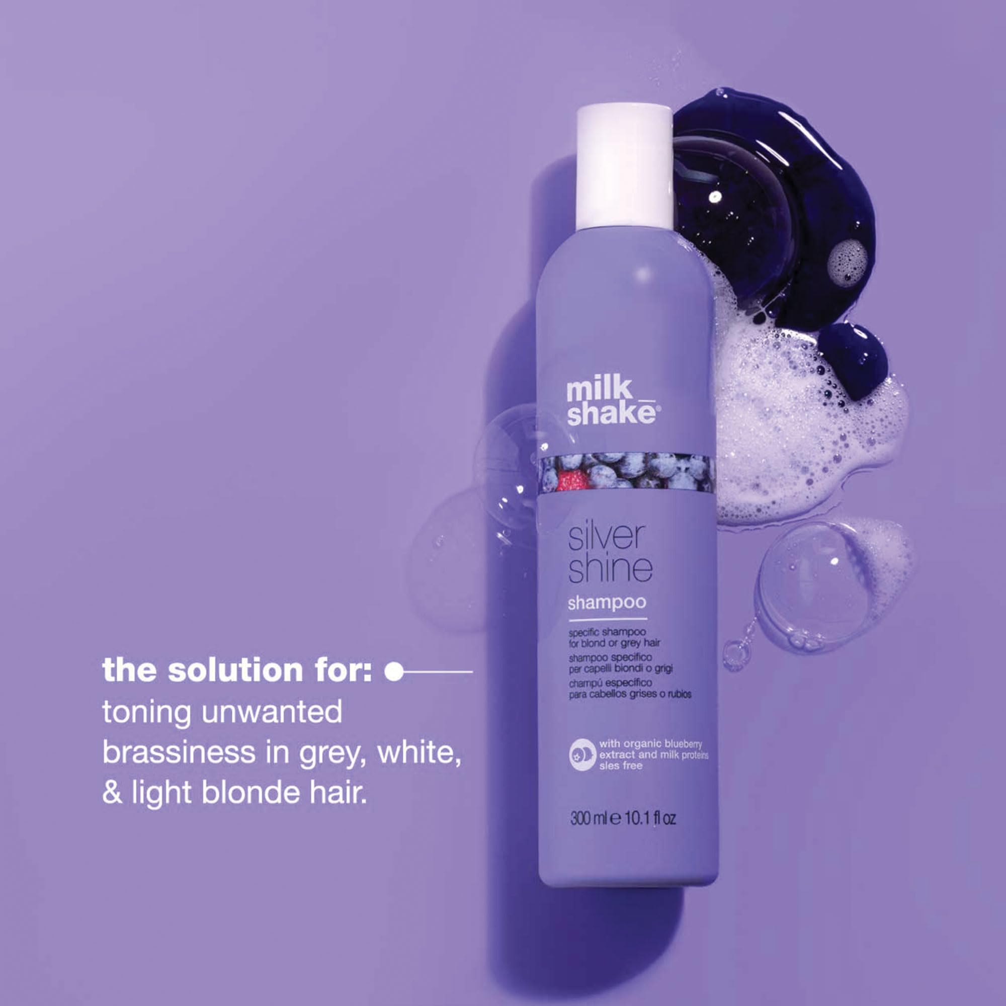 milk_shake bottle on shower shelf suggesting daily care benefit
