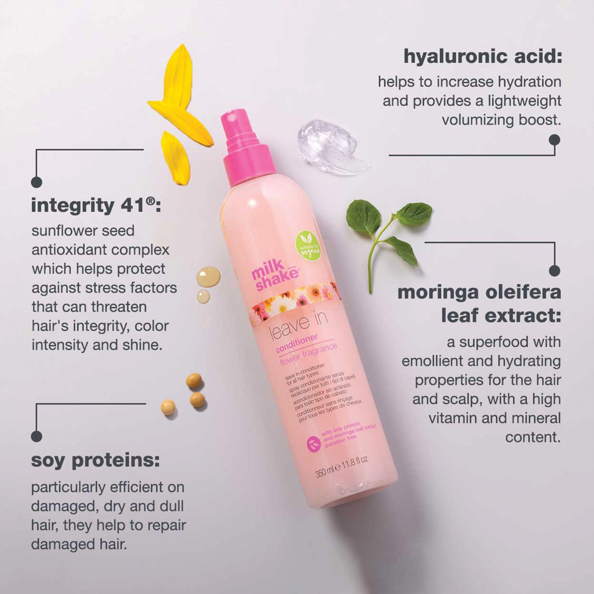 milk_shake fine mist spray texture shot demonstrating lightweight application benefit: even coverage