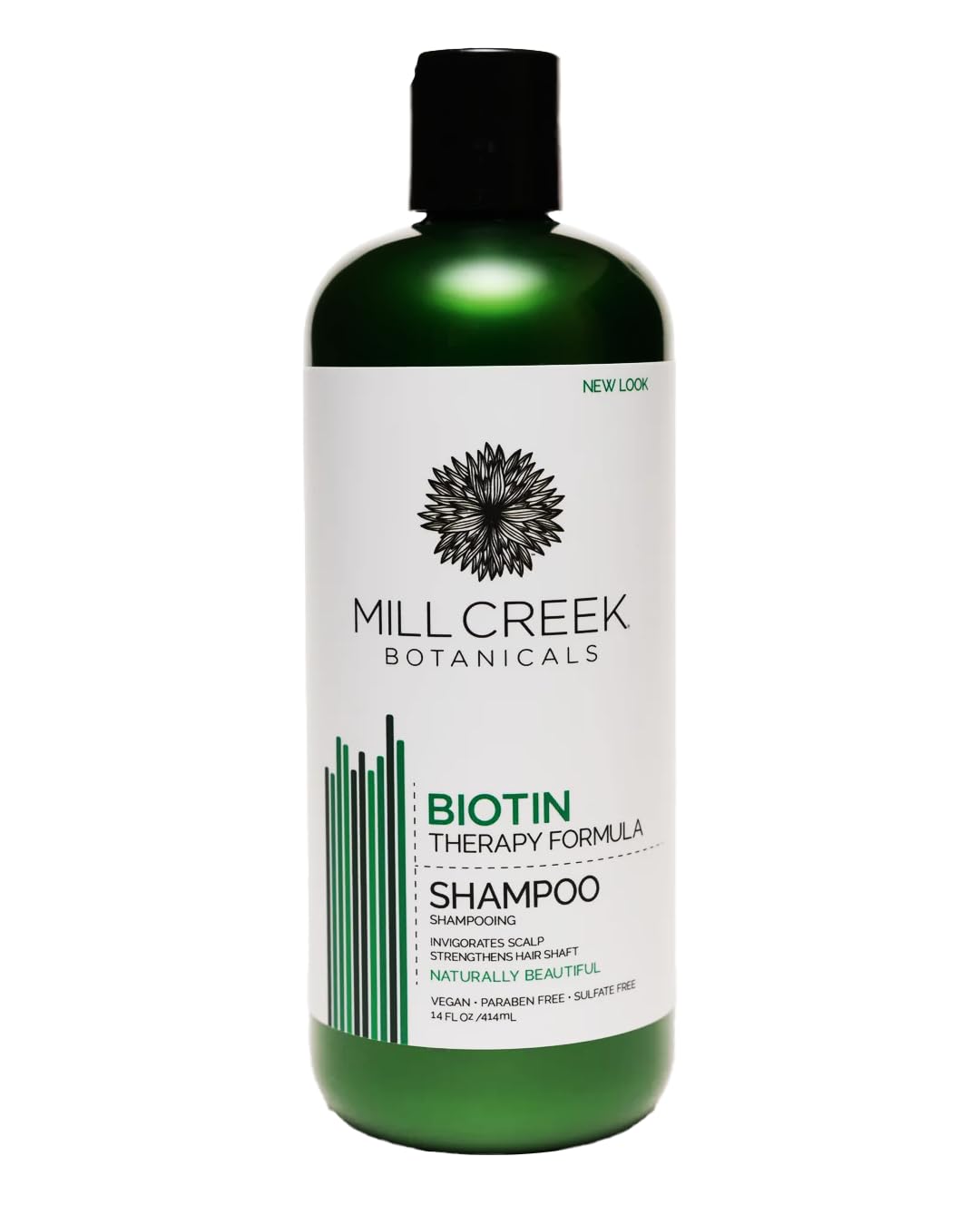Mill Creek front bottle view showing product and benefits