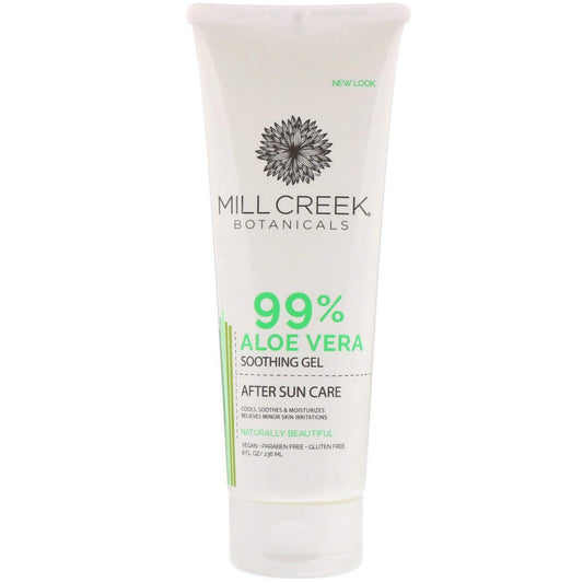 Mill Creek front bottle showing label and easy-squeeze cap for convenient soothing