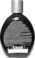 Millennium Tanning bottle next to a ruler showing compact 13.5oz size
