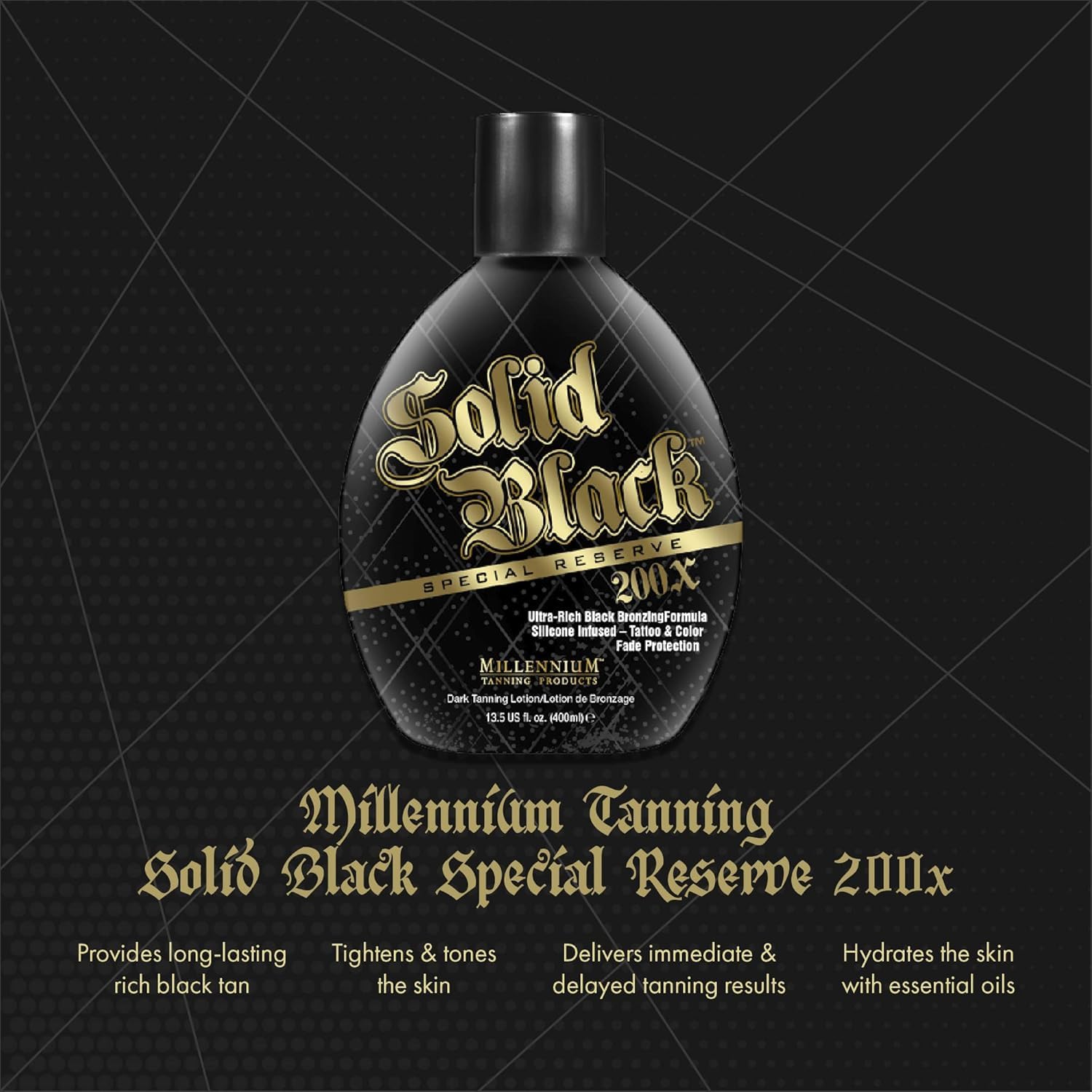 Applying Millennium lotion to shoulder demonstrating smooth application and instant color