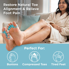 Mind Bodhi gel toe spacers close-up texture for soft comfortable fit