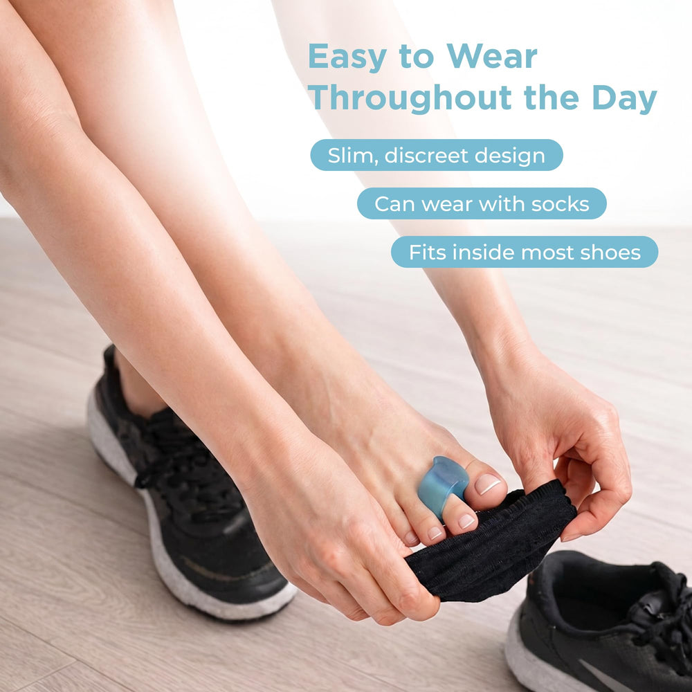 MIND BODHI separator inside shoe profile view showing discreet wearability