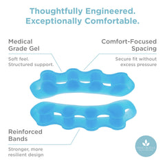 Mind Bodhi toe separators being washed easy to clean for hygiene