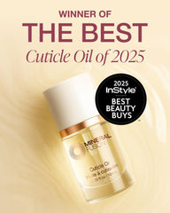 Mineral Fusion close-up of oil texture highlighting lightweight, fast-absorbing formula for smooth nails