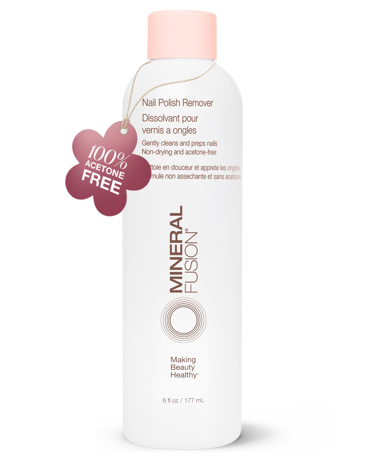 Mineral Fusion front label showing bottle and size for quick ID and benefit