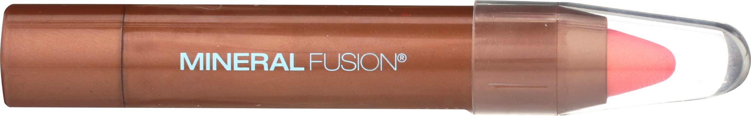 Mineral Fusion front packaging showing coral shimmer tint benefits