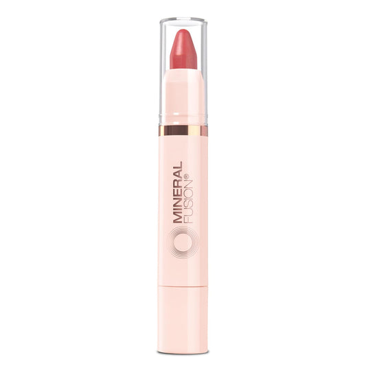 Mineral Fusion front packaging showing melon pink tint and 3 oz size benefit