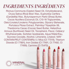 Mineral Fusion product label close-up showing hypoallergenic and cruelty-free benefits