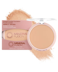 Mineral Fusion front compact showing portable matte foundation benefit