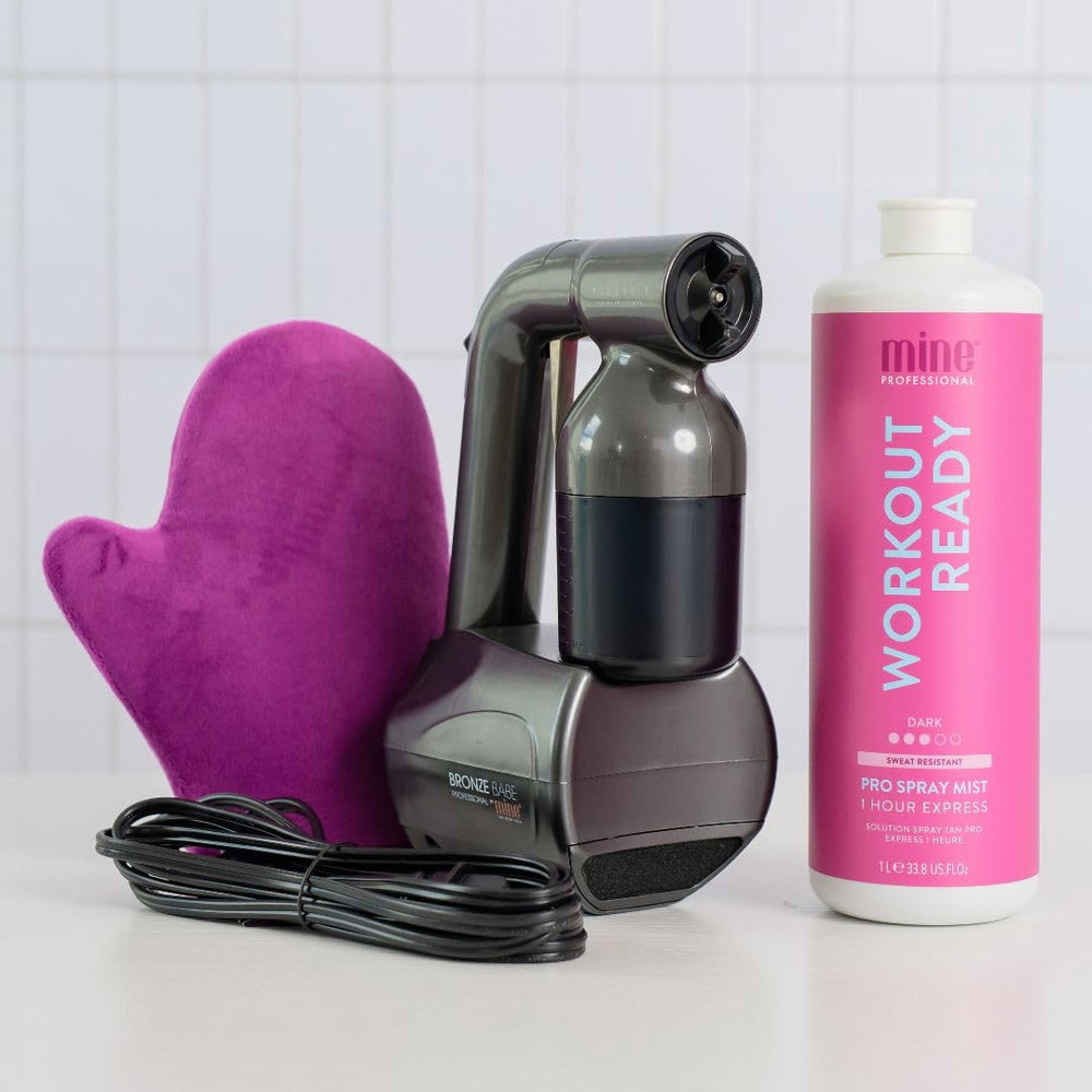 MINETAN mitt spreading foam product for quick, even absorption benefit