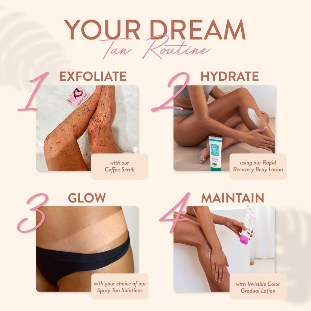 MINETAN BODY.SKIN tan texture on skin showing hydrating bronzed finish and natural look