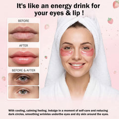 Minfei lip mask crystal gel detail highlighting hydration and plumping effect