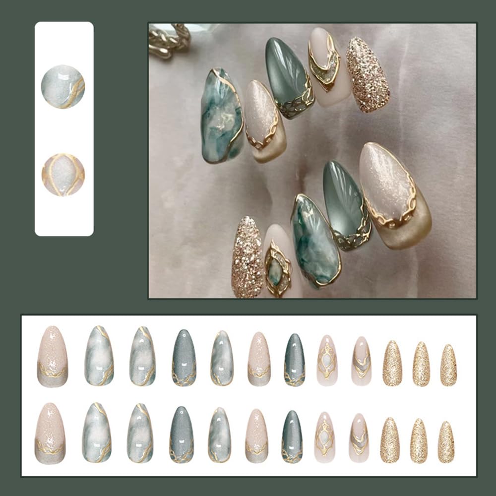 MINGCHUN close-up of 3D gilded marble texture and glitter accent highlighting luxe detailing