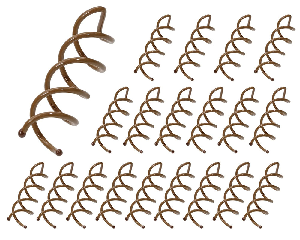 Mini Skater front packaging showing 20 brown spiral pins, convenient travel pack benefit