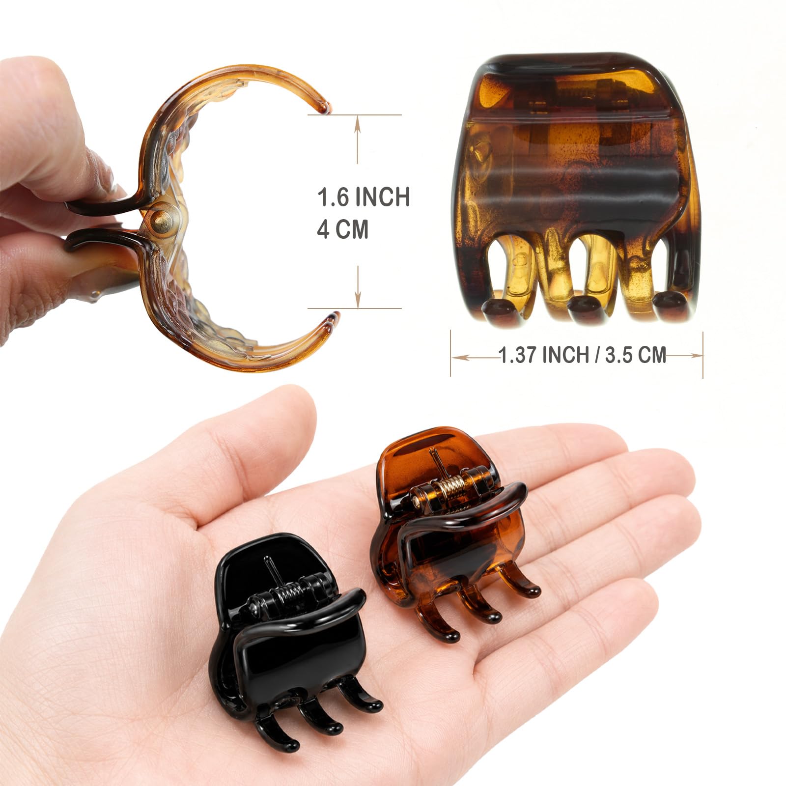 minihope clip securing half-up style for quick polished look