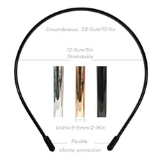 minihope headband worn in hair demonstrating comfortable fit and quick styling benefit