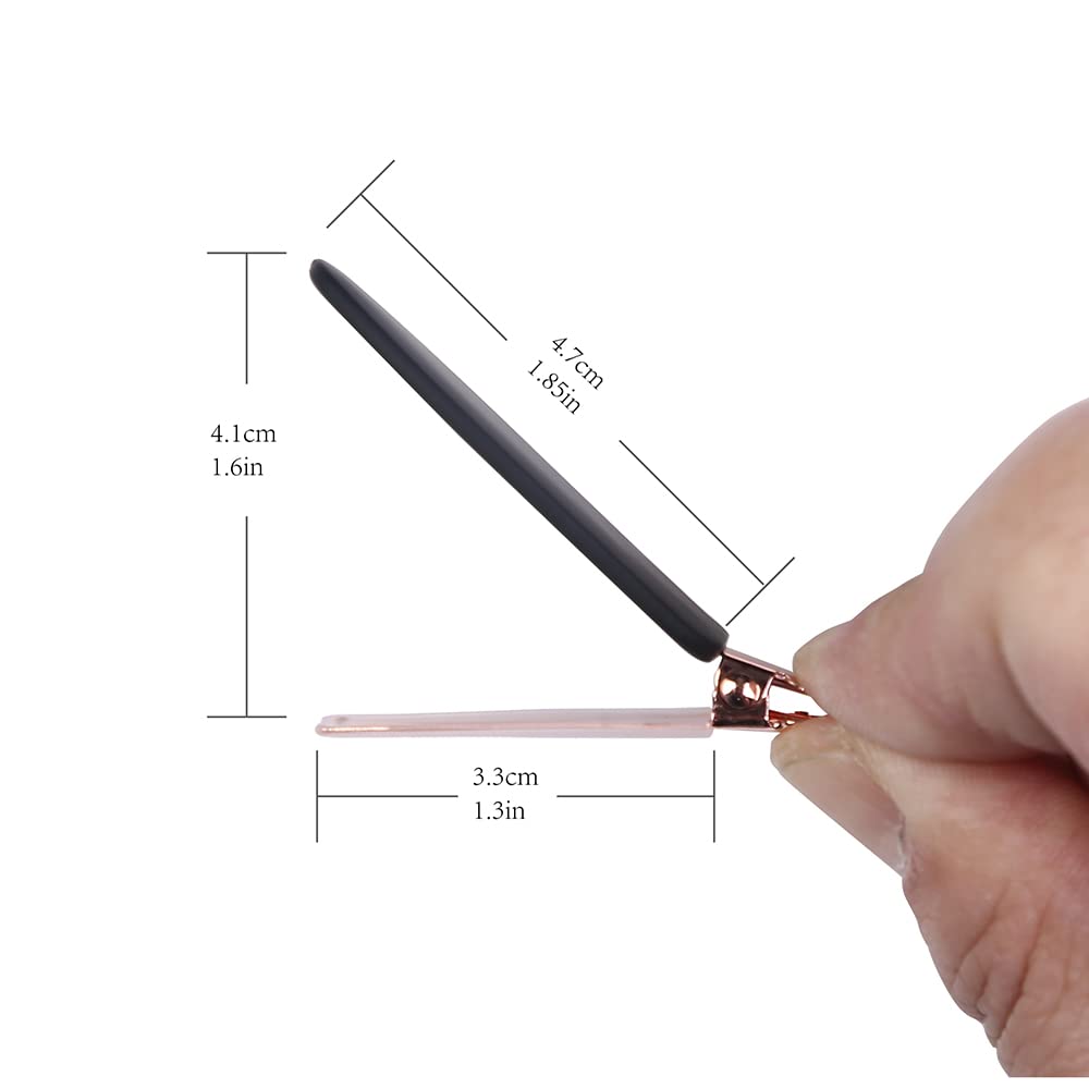 minihope clips in use during makeup application to hold hair back benefit convenience