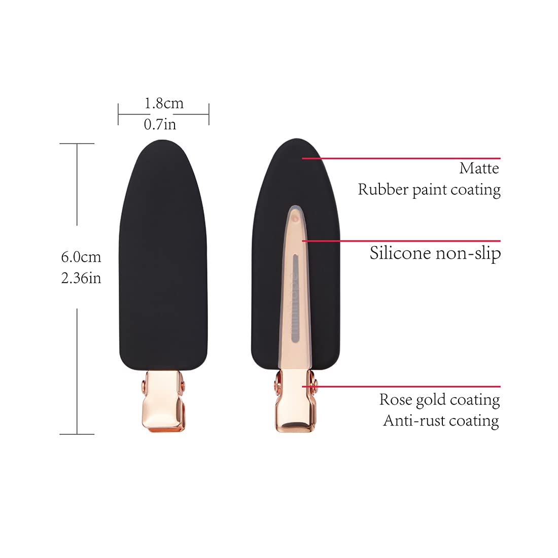 minihope seamless metal to plastic connection detail preventing snags