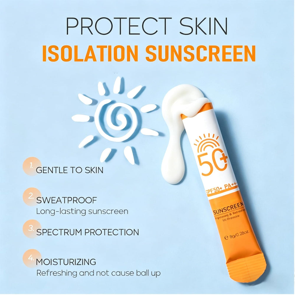 Miniling sunscreen sachet on a towel at the beach showing fast reapplication benefit