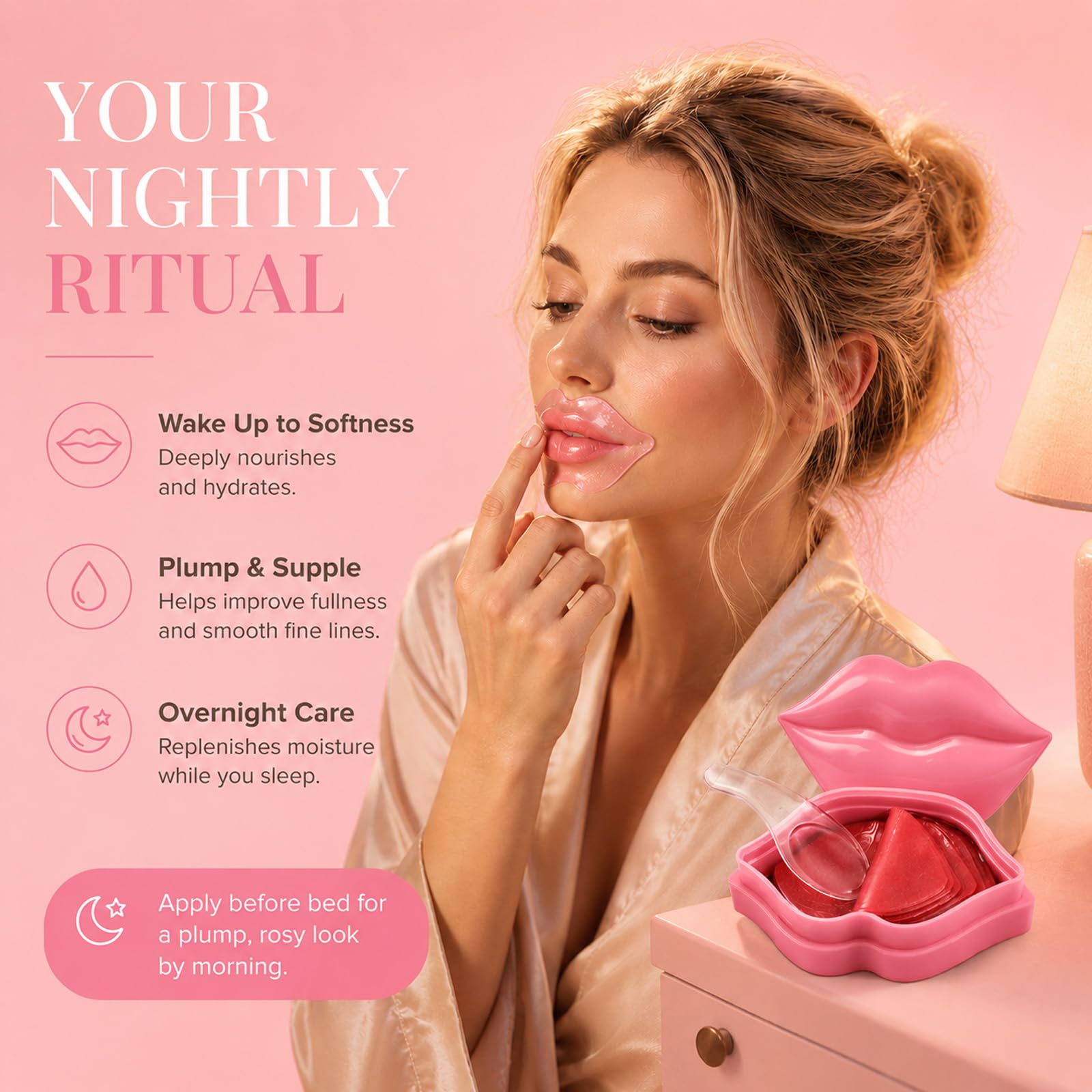 Miniling label and ingredients list close-up, showing cherry extract and hyaluronate benefit