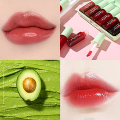 Miniling tint applied on lips demonstrating natural long-wear color