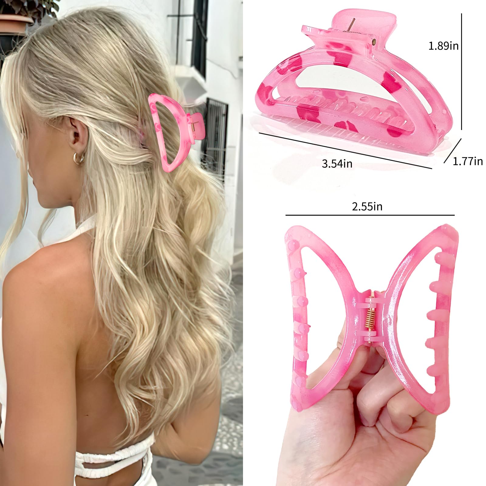 miniluck clips on a beach towel suggesting vacation-ready colorful accessories
