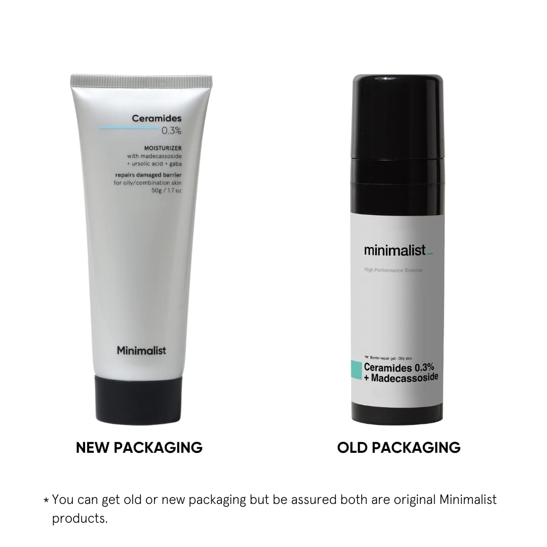 Minimalist moisturizer applied to cheek demonstrating matte non-greasy finish benefit