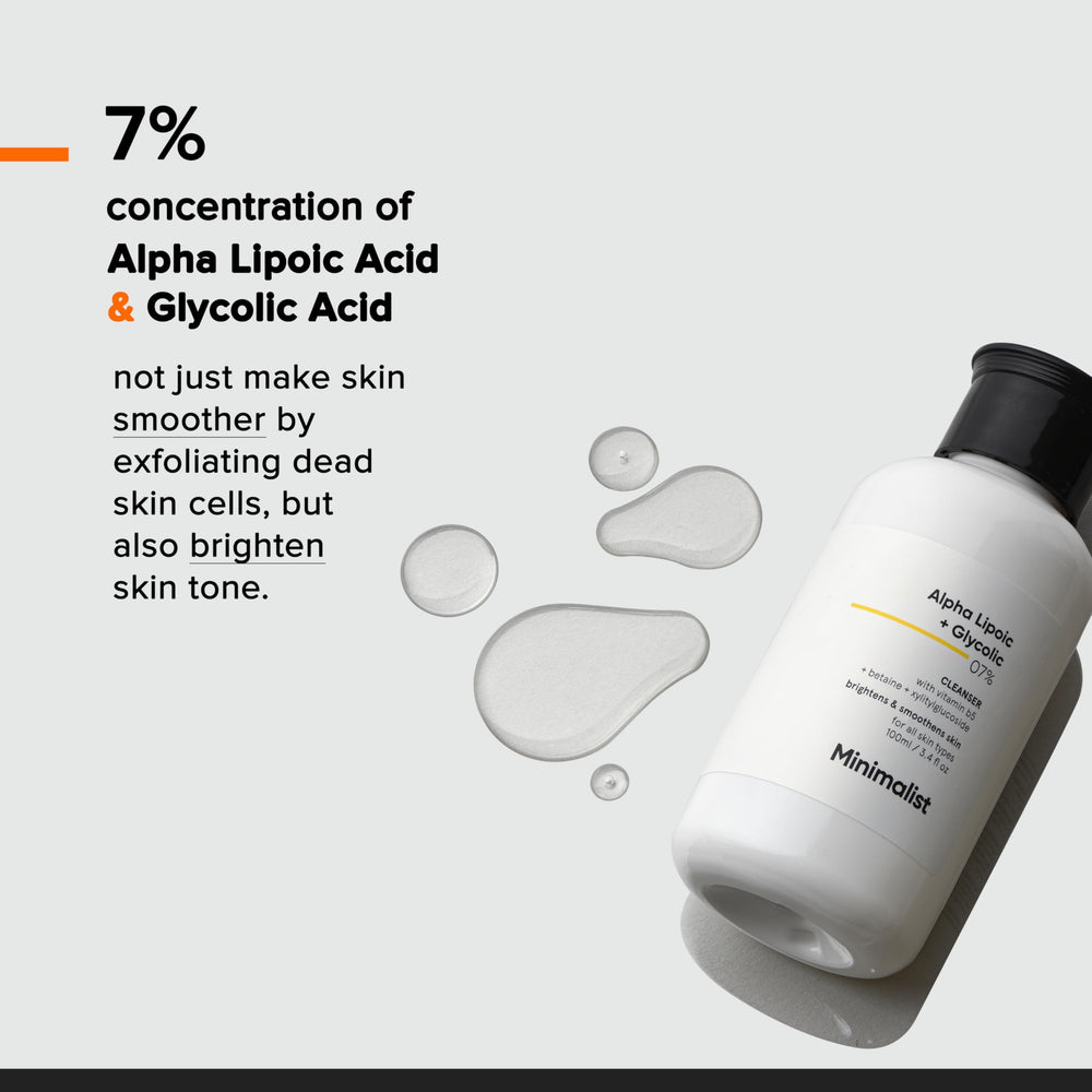 Minimalist bottle held in hand for scale, conveys 100 ml travel-friendly size
