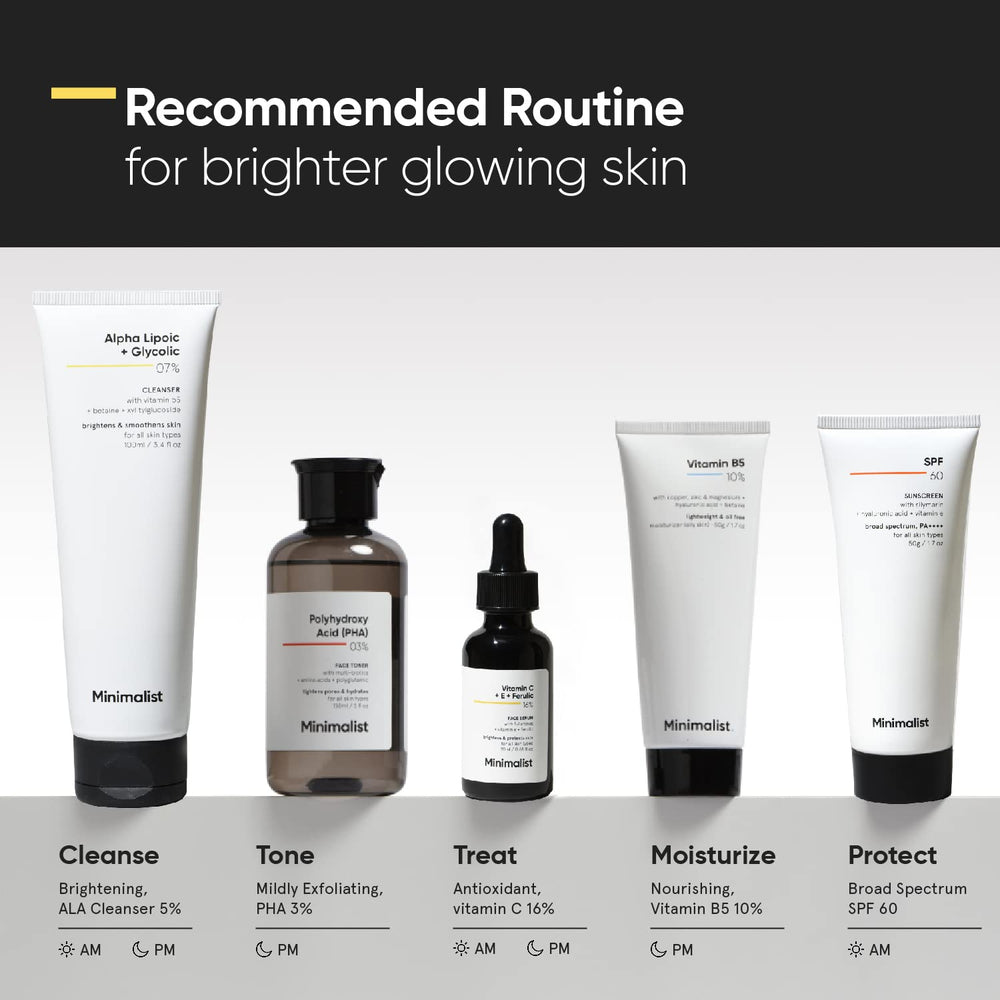 Minimalist product displayed with clean beauty icons showing gentle formulation benefit