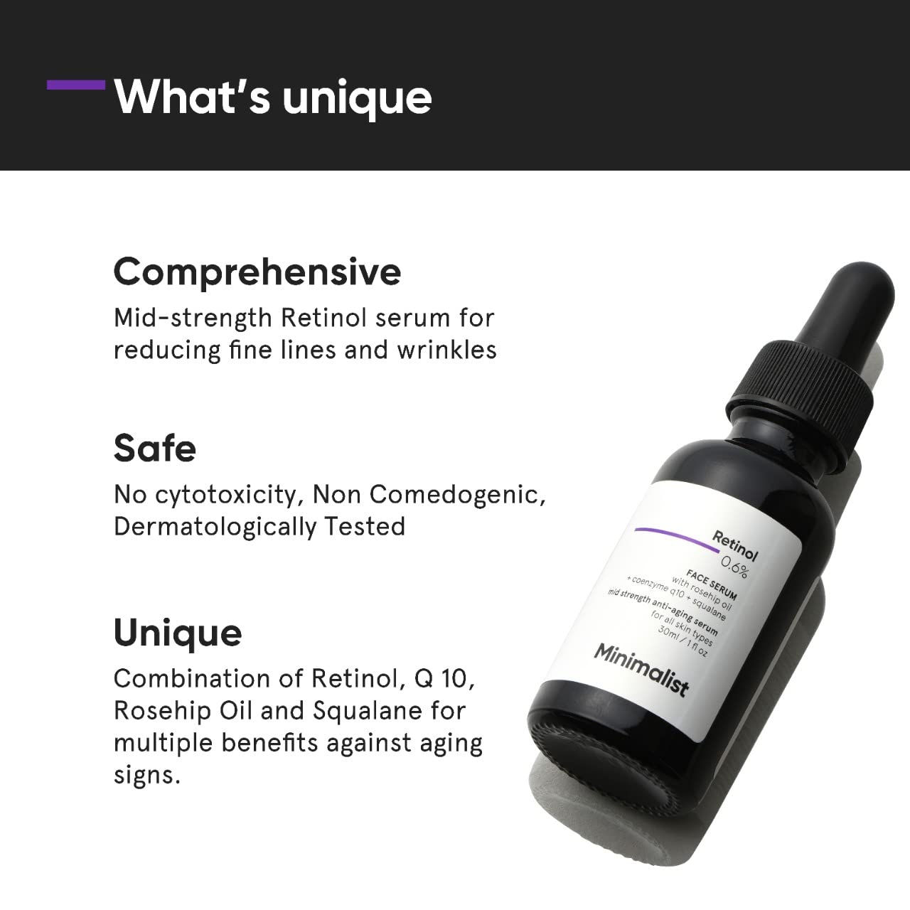 Minimalist UV-protective bottle detail highlighting packaging that preserves active potency