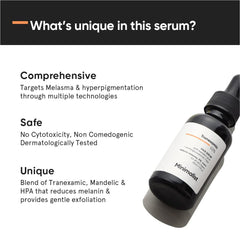 Minimalist bottle in hand demonstrating compact 30 ml travel-friendly size