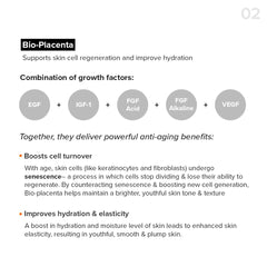 Minimalist label detail highlighting concentrations and clean-formula benefit