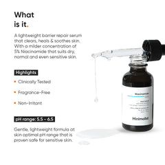 Minimalist serum texture drop demonstrating lightweight hydrating consistency