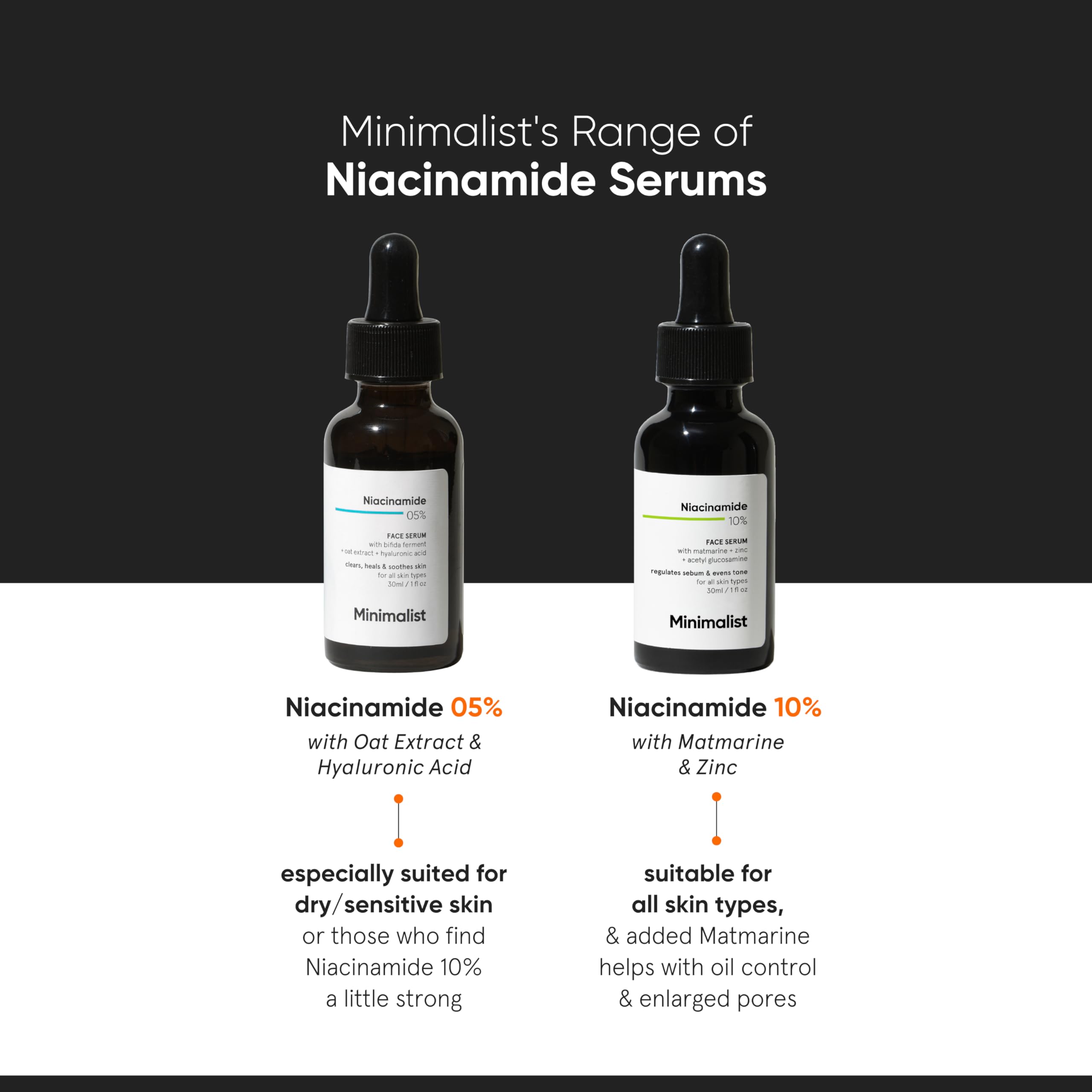 Minimalist serum layered under moisturizer, showing compatibility and hydration benefit