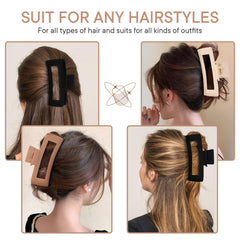 MINMUNJIU in use securing a full bun, demonstrating strong hold for thick or long hair