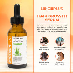 MINO PLUS smooth serum texture on hand, shows fast absorption benefit