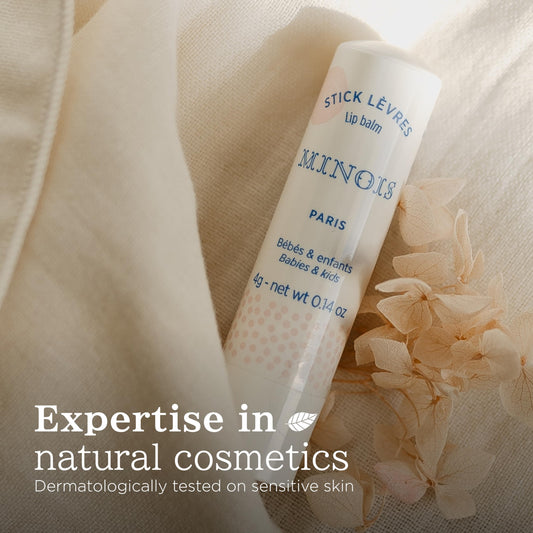 MINOIS open stick texture close-up demonstrating smooth non-greasy glide