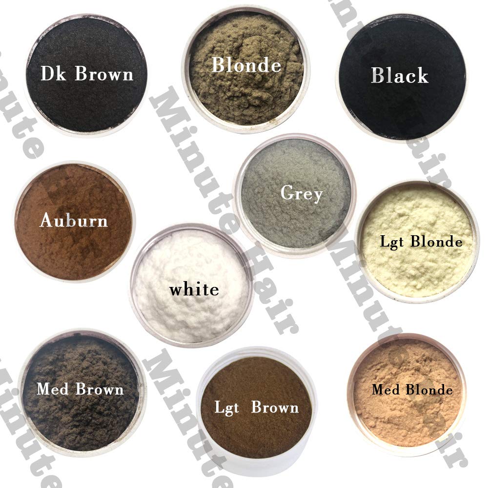 Minute Hair fiber texture closeup highlighting fine particles that blend with natural hair