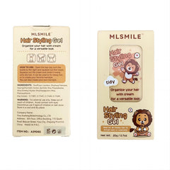 MINXUEYEN label close-up highlighting mild ingredients and safe styling benefit