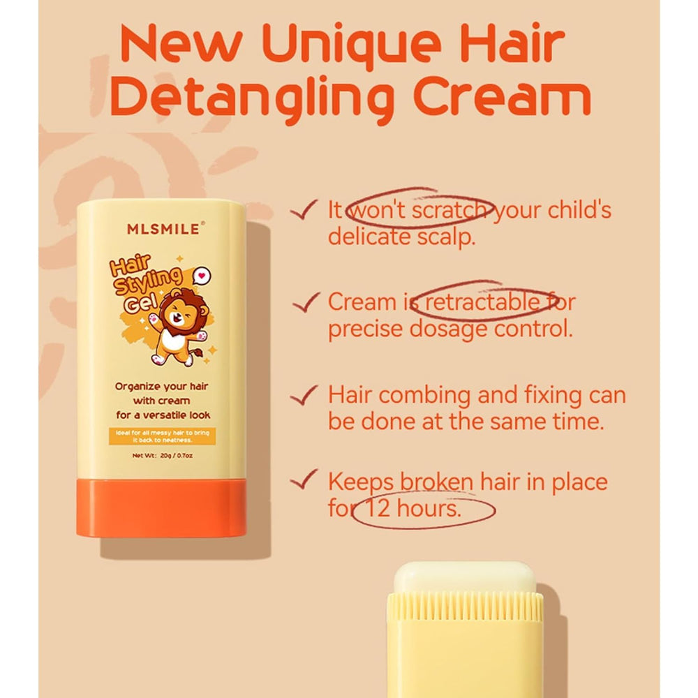 MINXUEYEN being used to smooth a child's bangs for neat natural finish benefit