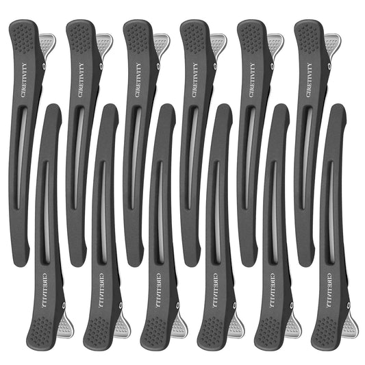 Mipibis front view of 12-pack clips showing professional set and neat storage benefit