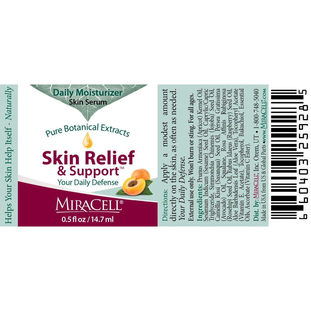 Miracell oil being applied to hands demonstrating soothing hydration benefit