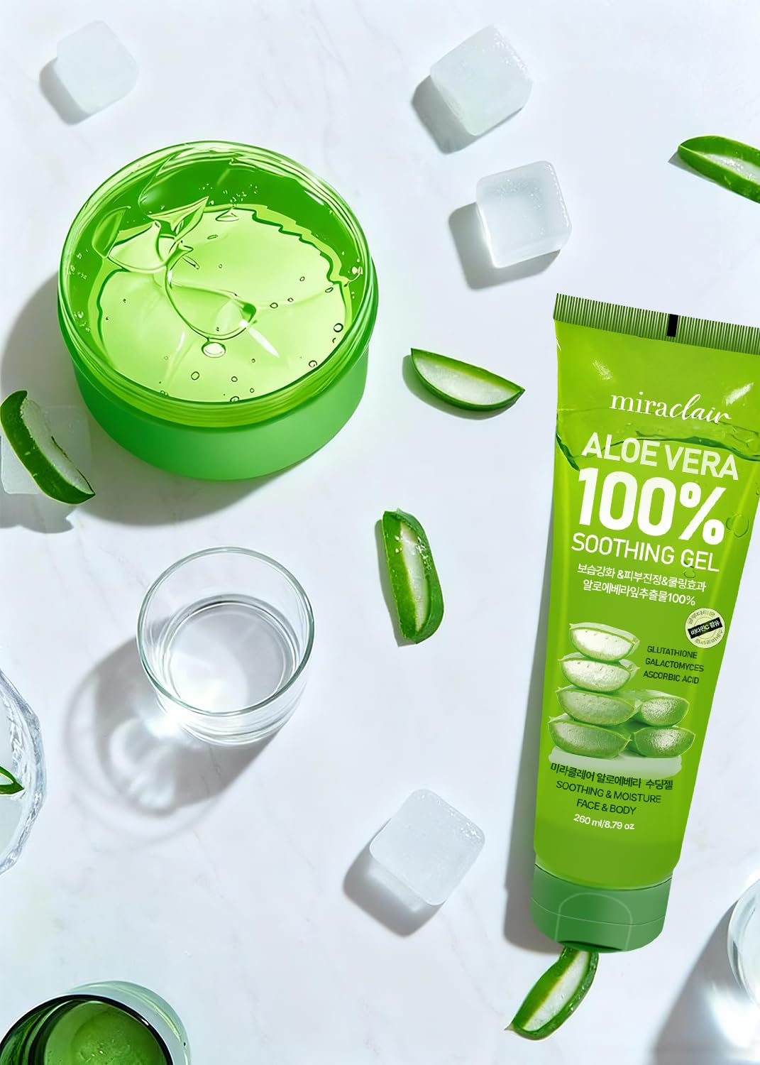 MIRACLAIR applied to face during morning routine for quick non-greasy moisture
