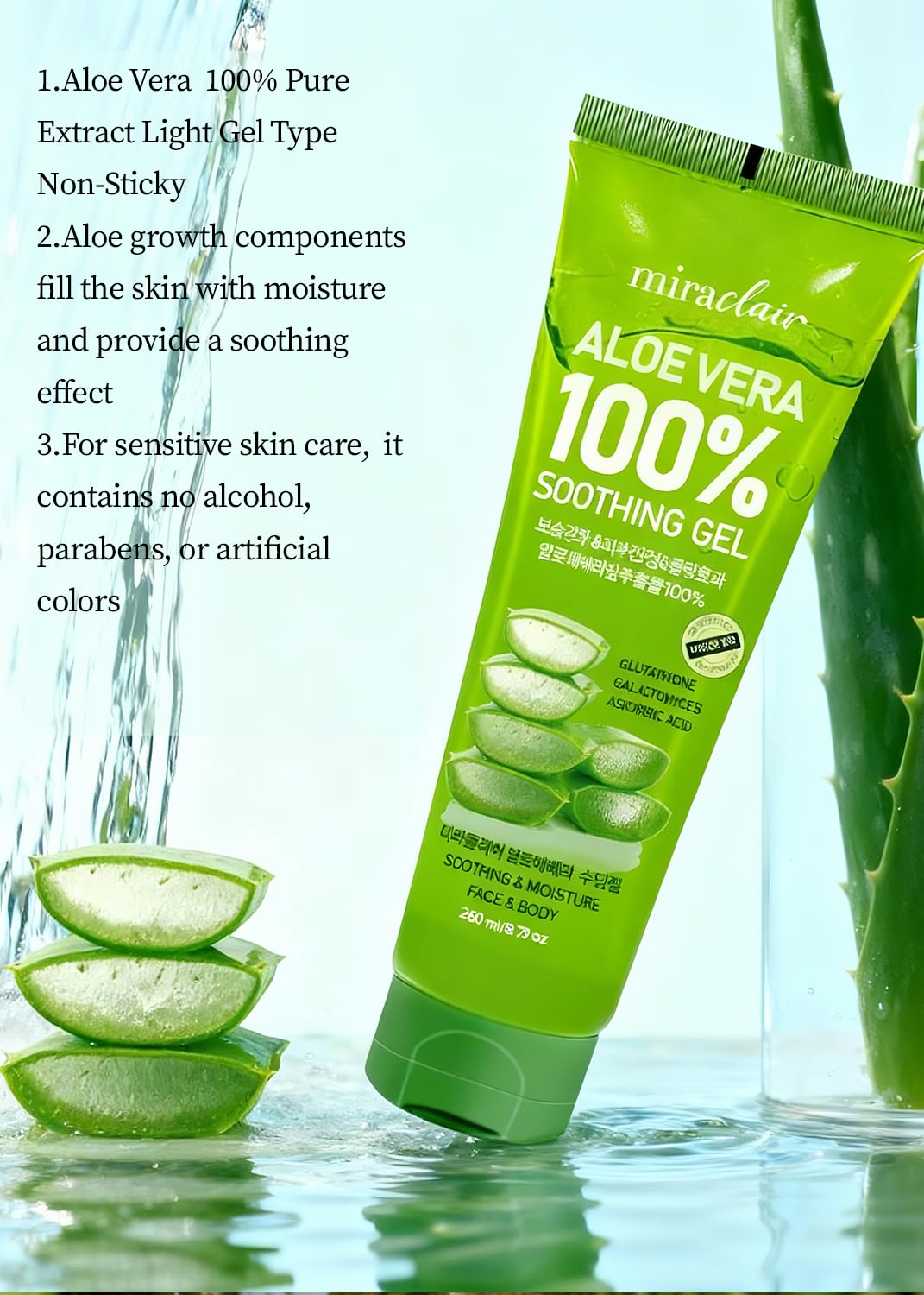 MIRACLAIR used to smooth hair ends adding shine without weighing hair down