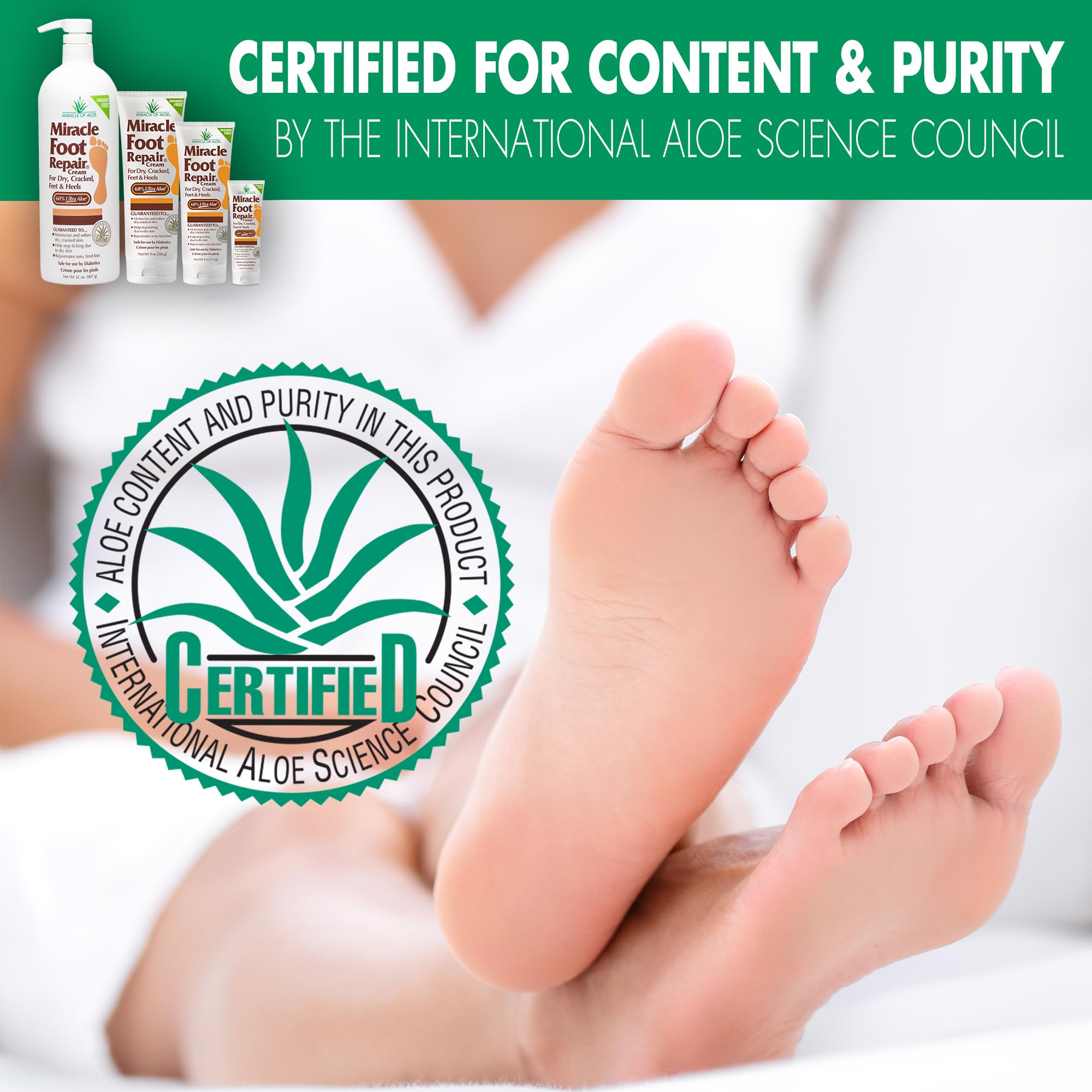 Miracle of Aloe all-over lotion pump detail for quick, mess-free application