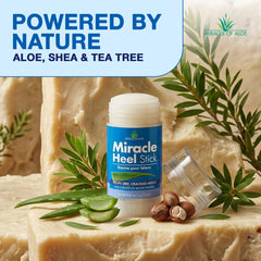 Miracle of Aloe held in hand to show compact 2.5 oz size and travel convenience