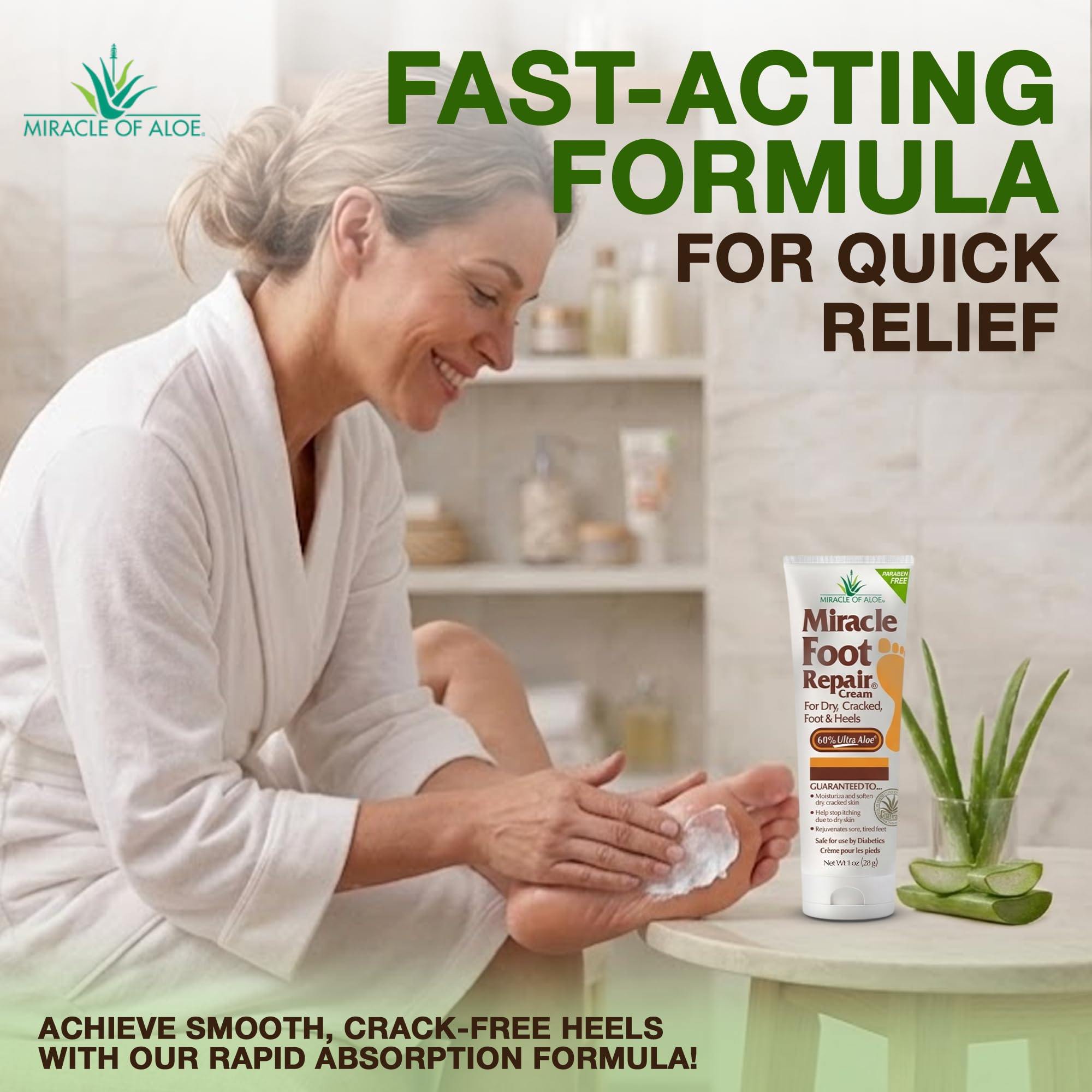 Miracle of Aloe label close-up highlighting ingredient list and aloe concentration