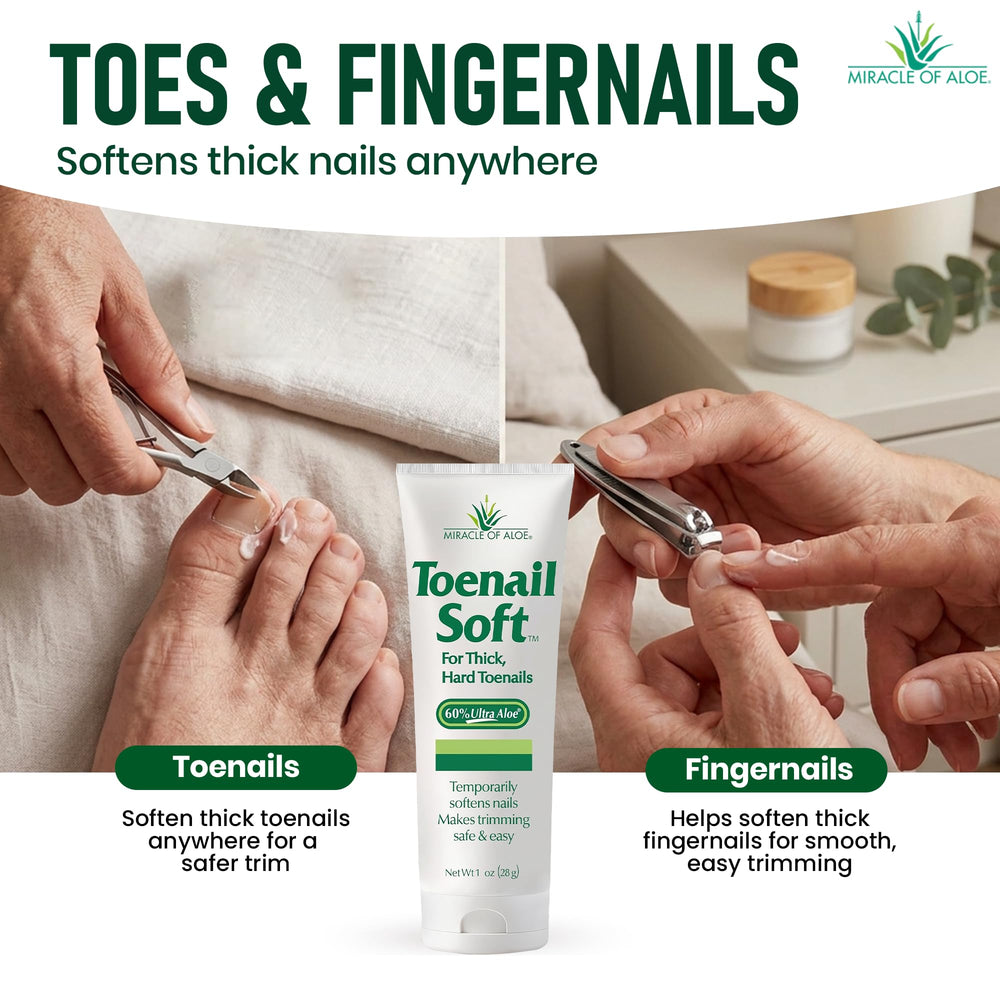 miracle of aloe used in at-home pedicure scene showing salon-quality convenience